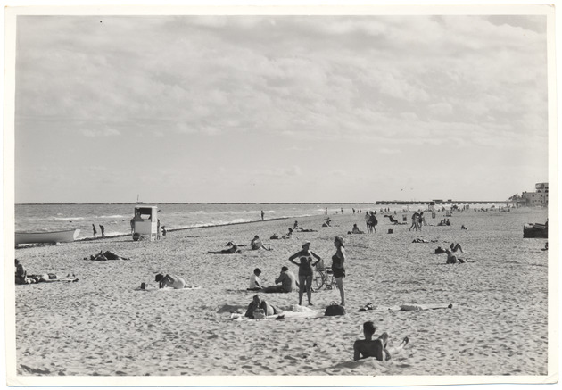 Beach scene, November 1955 - 