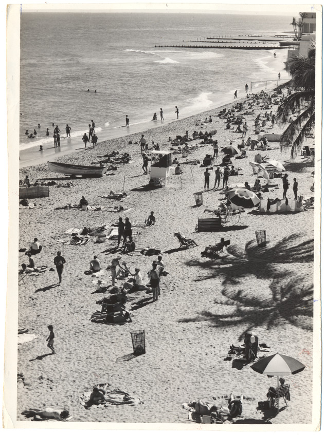 Beach scene, February 1958 - 