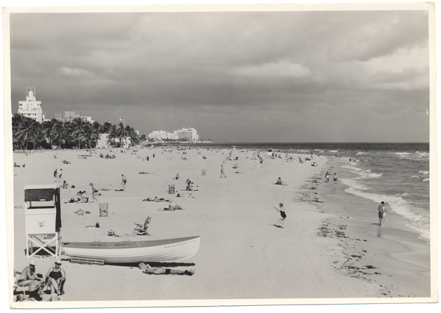 Beach scene, July 1957 - 