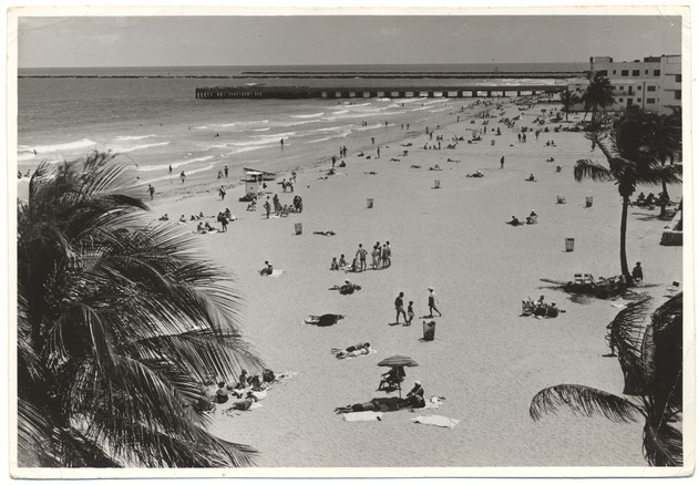 Beach scene, April 1954 - 