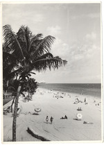 Beach scene, October 1953