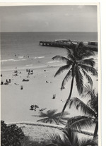 Beach scene, May 1957