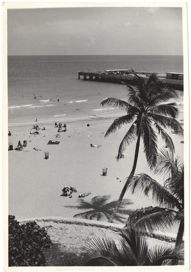 Beach scene, May 1955 - 