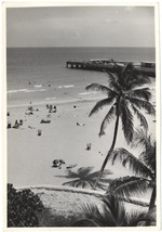 Beach scene, May 1955