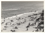 Beach scene, February 1958