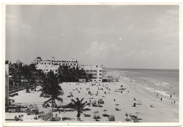 Beach scene, May 1955 - 