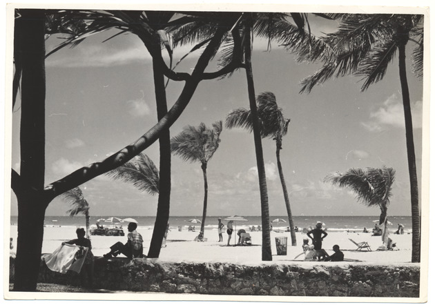 Beach scene, July 1958 - 