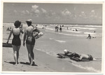 Beach scene, July 1955