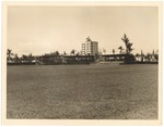 Flamingo Park baseball field and players, 1929-1930