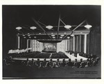 Lapidus painting for Ralph Alswang Theater Planning Associates