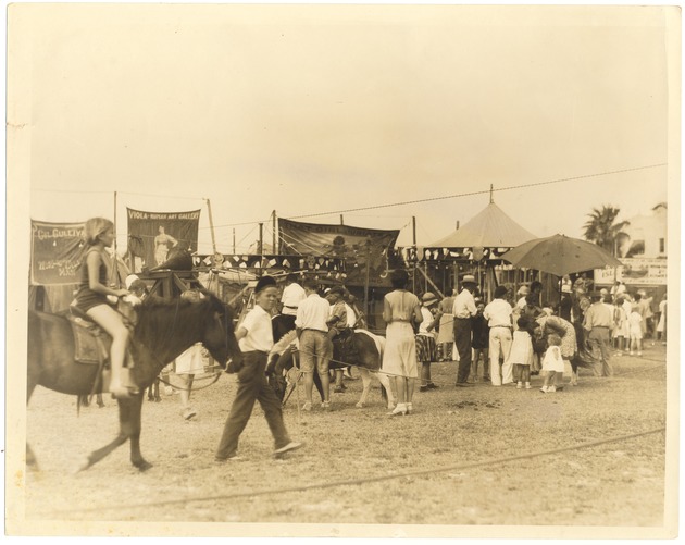 Flamingo Park Kiddies Circus and Animal Show - Photograph, recto: [Flamingo Park Kiddies Circus and Animal Show]