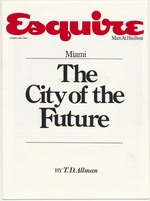 Esquire: Miami, The City of the Future