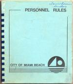 Personnel Rules City of Miami Beach
