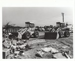 South Pointe Park under construction, April-May 1985 - Tractors