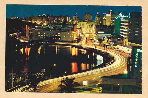 Indian Creek and Collins Avenue at night - Indian Creek and Collins Avenue at night