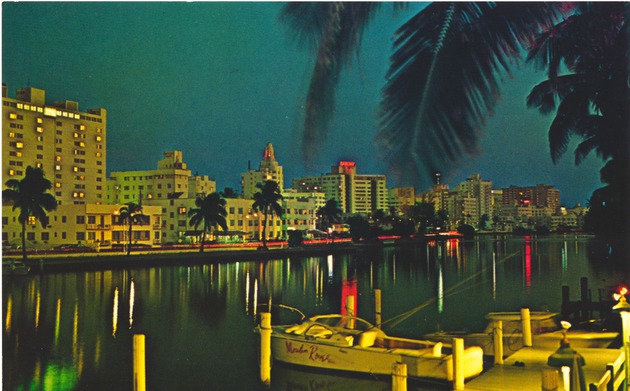 Indian Creek at Night, Miami Beach - Indian Creek at Night, Miami Beach