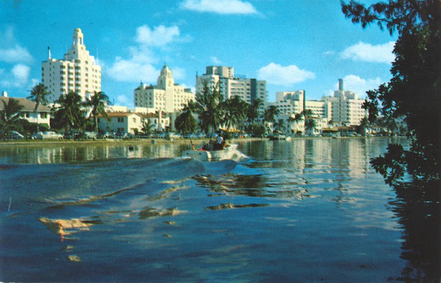 Hotel Row and Indian Creek, Miami Beach, Florida - Hotel Row and Indian Creek, Miami Beach, Florida