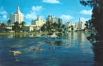 Hotel Row and Indian Creek, Miami Beach, Florida