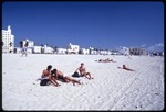 Sunbathers on South beach