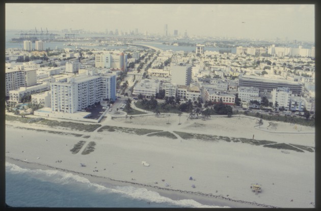 Looking west across Miami Beach