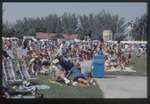 People on lawn at Miami Beach Festival of the Arts