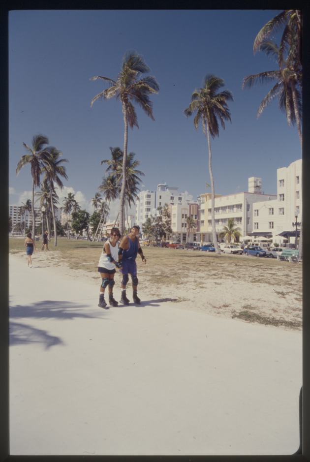 Rollerblading at Lummus Park