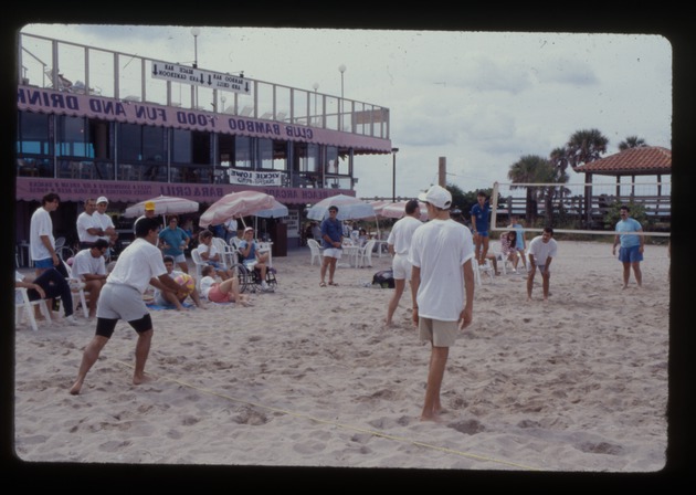Beach volleyball at Club Bamboo
