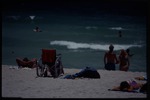 Wheelchair on the beach