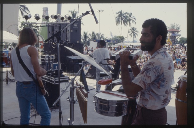Musicians on stage