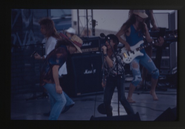 Bon Jovi performs with Aldo Nova