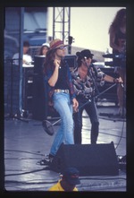 Bon Jovi performing with others