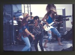 Bon Jovi on stage with Aldo Nova
