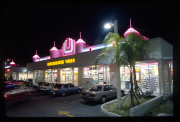 Blockbuster video store