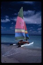 Catamaran on the beach