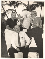Lawn Party picture with Santa