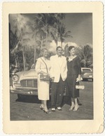 Fred and Grace Stuart on their way to Hialeah races