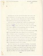 Typewritten and handwritten draft histories of Miami Beach for publication