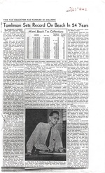 [1944-10-01] C.W. Tomlinson, Miami Beach City Clerk article