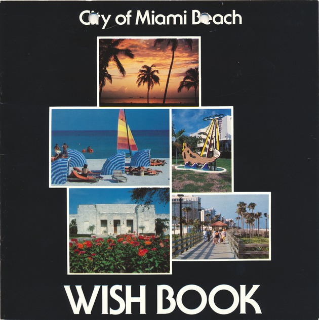 City of Miami Beach Wish Book. - Pamphlet, recto: City of Miami Beach Wish Book