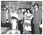 Miami Beach city officials with various visitors, 1980s