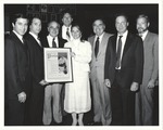Miami Beach city officials, medal recipients, city employees and volunteers at proclamation ceremonies and pin parties, 1980s