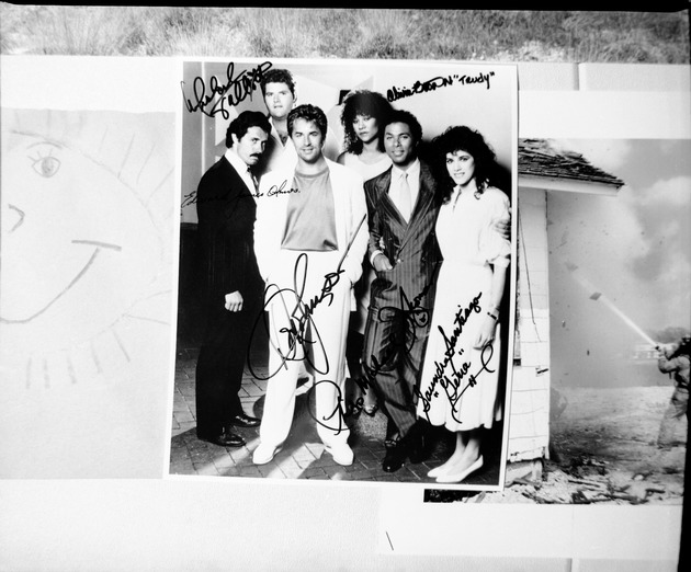 Miami Vice autographed cast photographs - Recto Photograph