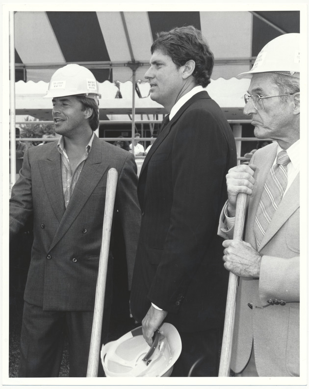 Don Johnson at Miami Beach Convention Center groundbreaking ceremony - Recto Photograph