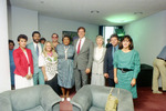 Alex Daoud with Miami Vice cast and crew