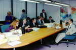 Miami Vice: behind the scenes, board room scene