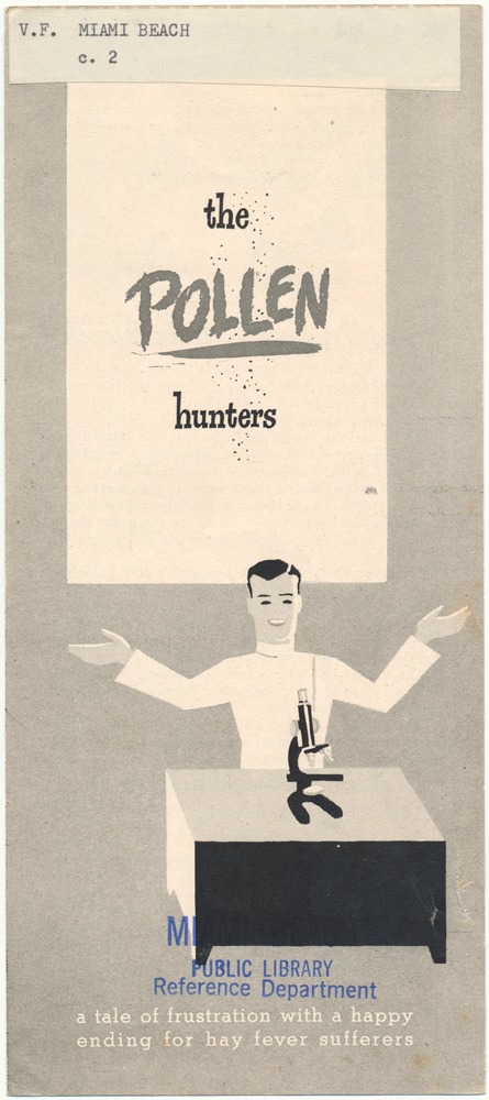 The Pollen Hunters - Leaflet, cover: The Pollen Hunters