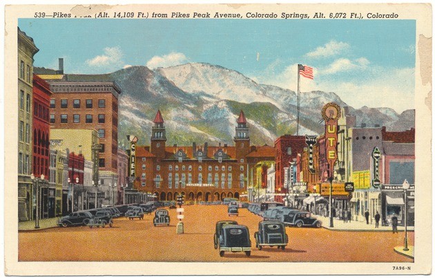 Pikes Peak Postcard - 