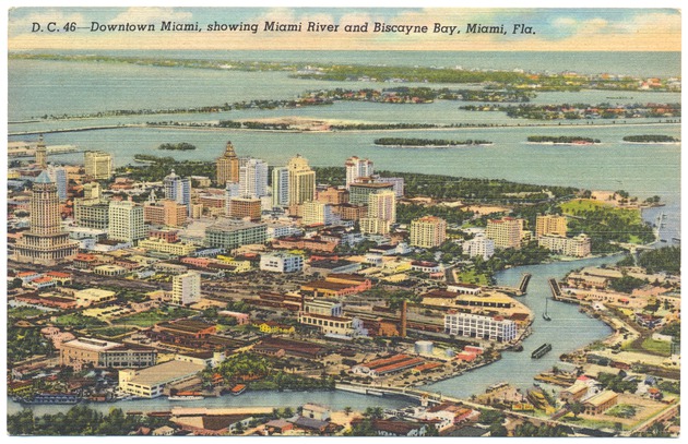 Downtown Miami and Miami River - 