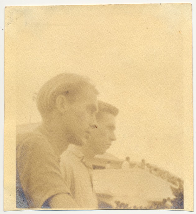 Closeup photo of two men - 