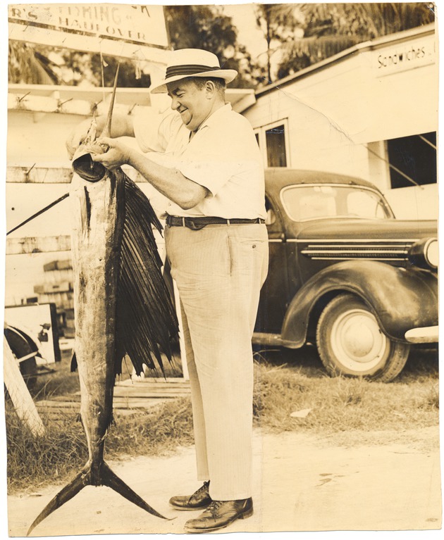 Man holding marlin - 
